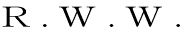 R.W.W. 